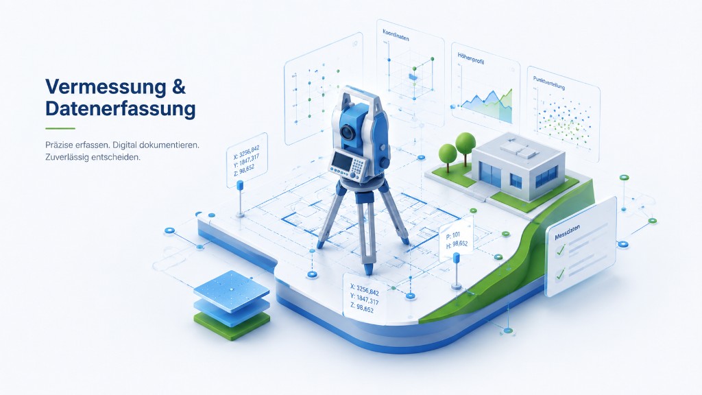 Illustration Vermessung und Datenerfassung
